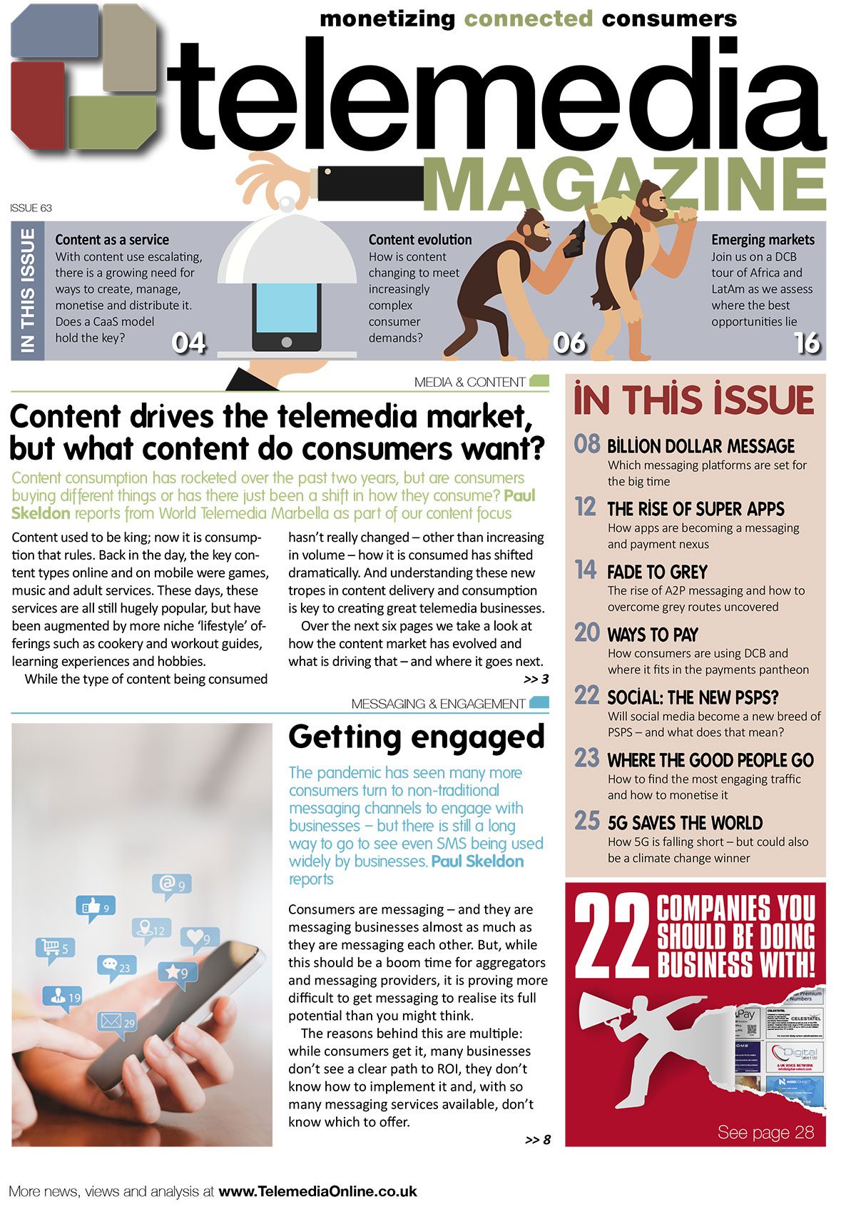 Telemedia Magazine Issue 63