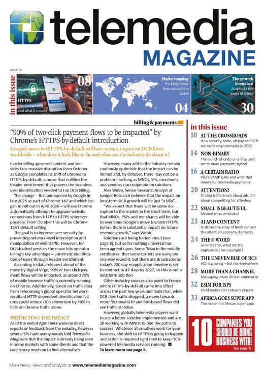 Telemedia Magazine Issue 81 cover